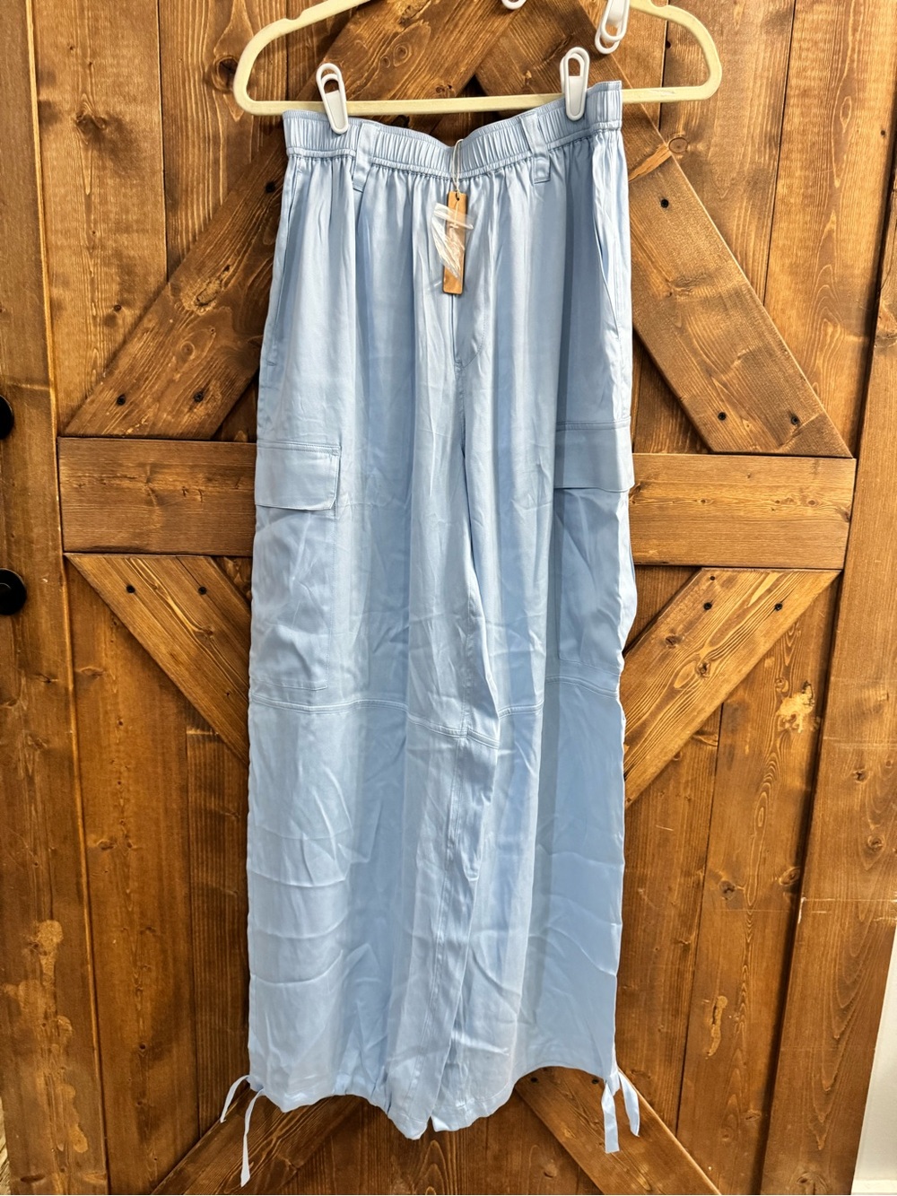 Light Blue Women's Casual FLOWLY SKIMS PANTS NWT